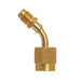 Bradley Brass Adapter 5/16"  F Flare x 1/4" Male Flare