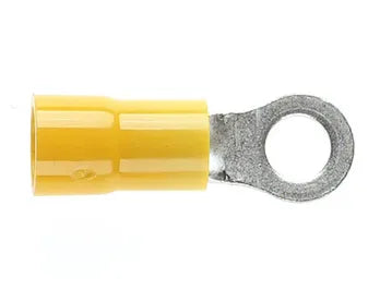 Cabac Terminal Pre-Insulated 6mm Yellow 4mm Ring 50 Pack