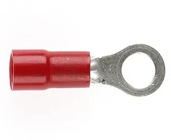Cabac Terminal Pre-Insulated 1.5mm Red 4mm Ring 100 Pack