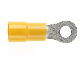 Cabac Terminal Pre-Insulated 6mm Yellow 5mm Ring 50 Pack