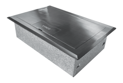 Vynco Floor Box Economy 2 Surface Lid 2POWER 4DATA