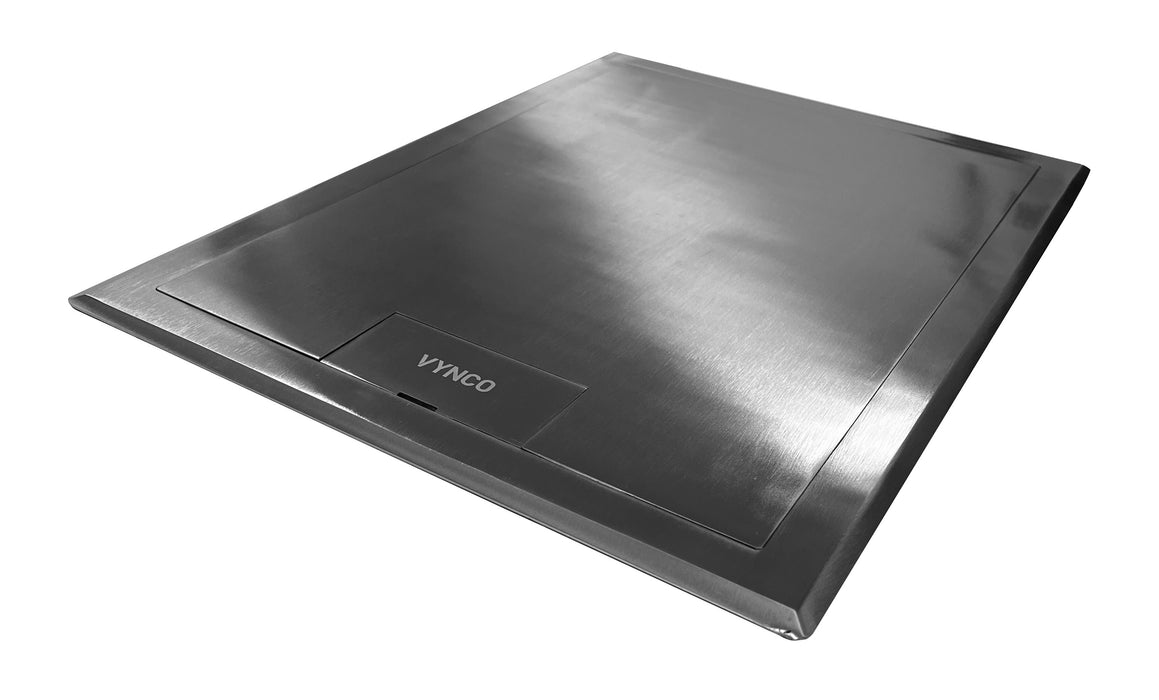 Vynco Floor Box 6 Lid Surface Stainless