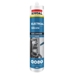 Soudal Electrical Silicone Sealant 300ml Clear