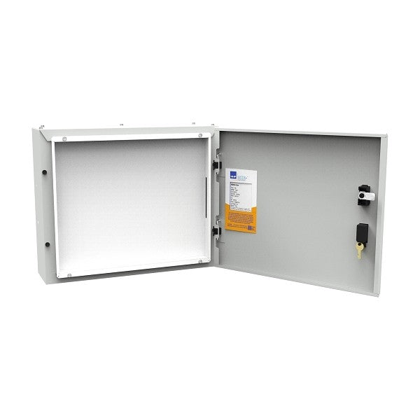 NHP MOD6+ One Panelboard Accessory Module 432mm with Blank Escutcheon Light Grey