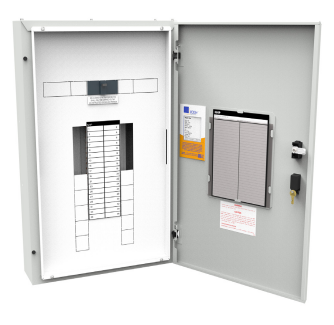 NHP MOD6+ One Panelboard DIN 60W 160A Main Switch Light Grey