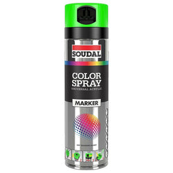Soudal Color Marker Spray Fluro Green 500ml