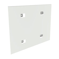 NHP MOD6+ One Panelboard Gear Tray 2 Modules 432mm Light Grey