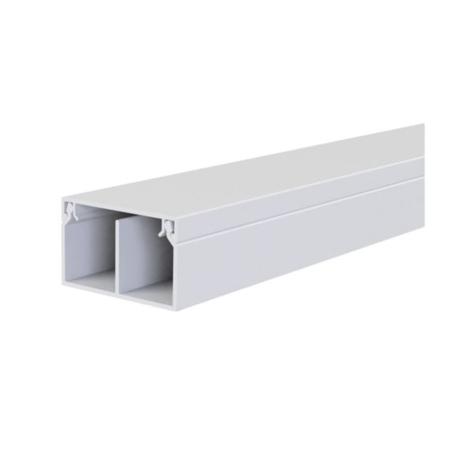 AussieDuct Trunking Mini 40x25mm Twin White 4m