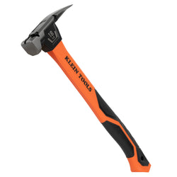 Klein Straight Claw Hammer Smooth Face Fiberglass 18oz