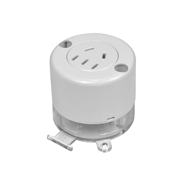 CMS Electracom Single 10Amp 250V 5-Pin socket - White