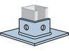 Unistrut 2098559 Bracket Right Angle 2000 Gal H