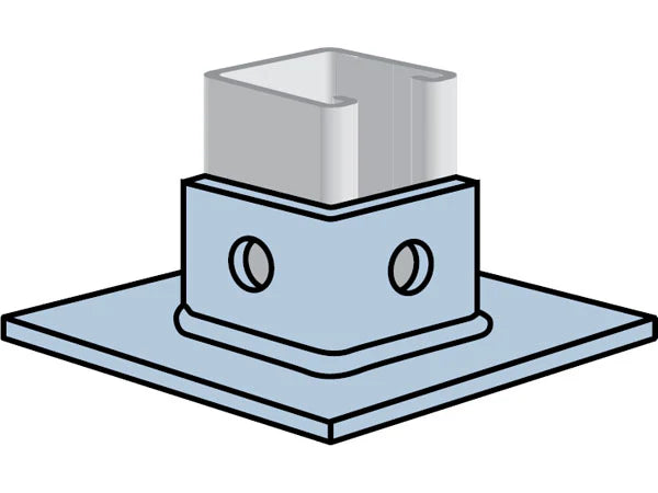 Unistrut 2098559 Bracket Right Angle 2000 Gal H
