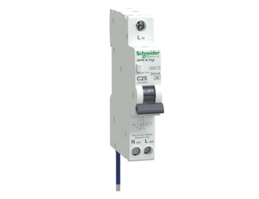 ACTI9 A9 iSPN N RCBO 1P+N C 25A 30mA A 6000A