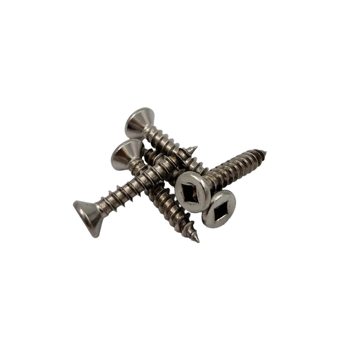 Black Smiths Screw Self Tapping 8Gx13mm Panhead Square Stainless 100 Pack