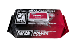 UltraGrime Power Scrub Huge Wipes Pack 80
