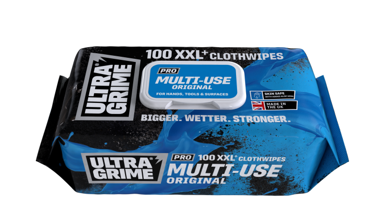 UltraGrime The Original Huge Wipes Multi-Use Pack 100