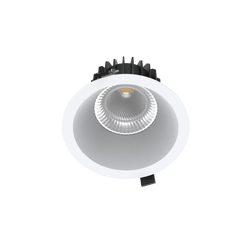 Glight Deep Recessed LED Downlight 18w IP40 Tri-Colour Dim White