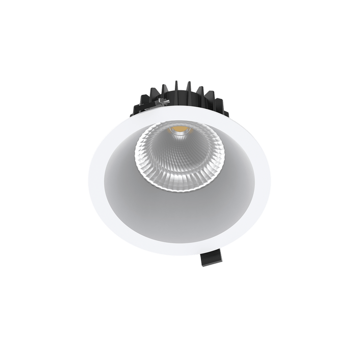 Glight Deep Recessed LED Downlight 18w IP40 Tri-Colour Dim White