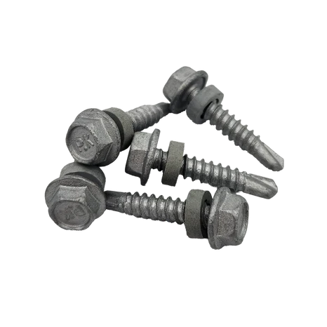Black Smiths Tek Screw 12Gx25mm Hex Head Galv (Jar100)
