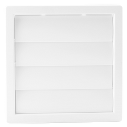 Fantech External Grille Gravity Louvre 150mm White