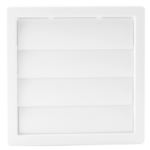 Fantech External Grille Gravity Louvre 150mm White