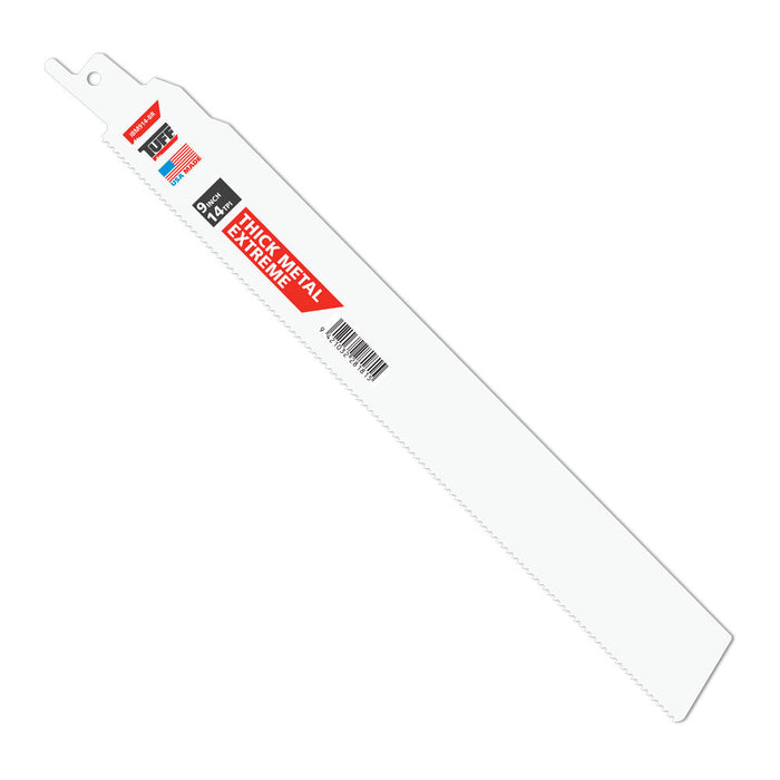 TUFF Reciprocating Blade Thick Metal Extreme 9 inch x 14TPI