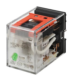 Omron Plug-in relay 2 pole DPDT 10amp with LED and Mechanical indication
