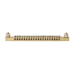 Teubel Busbar 63A 20 Way 2 Stud 6mm Pitch