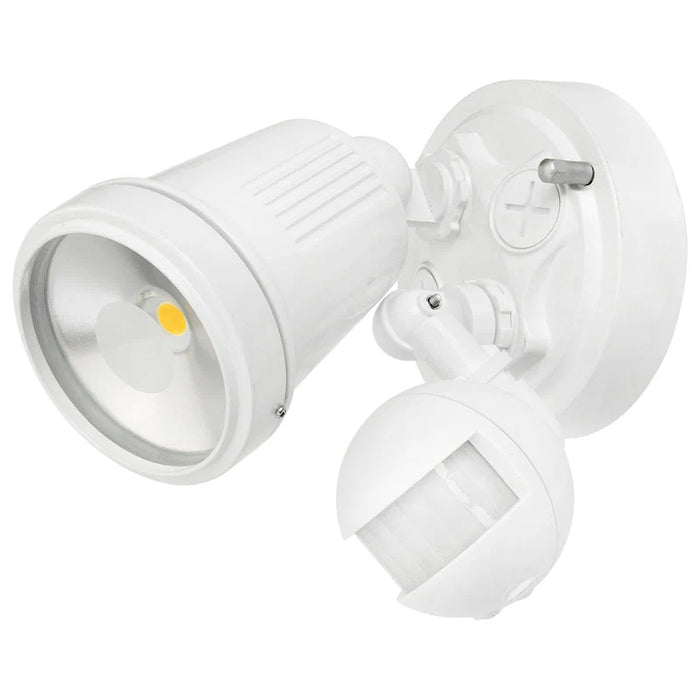 BRILLIANT HUNTER-III 1 LIGHT LED FLOODLIGHT WITH SENSOR - WHITE