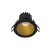 Glight Fire Rated Led Downlight 10W IC-F IP65 Tri-Colour Dim Black Trim And Gold Reflector