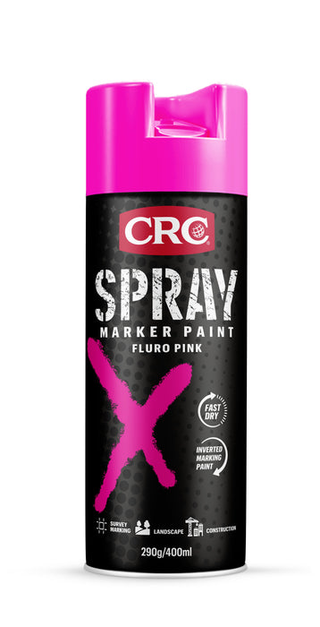 CRC Spray Marker Paint Fluro Pink 400ml