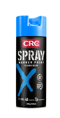 CRC Spray Marker Paint Fluro Blue 400ml