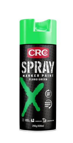 CRC Spray Marker Paint Fluro Green 400ml