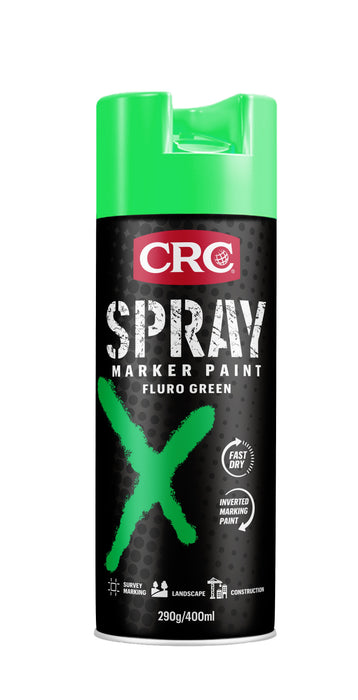 CRC Spray Marker Paint Fluro Green 400ml