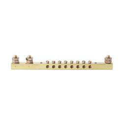 Teubel Busbar 63A 8 Way 3 Stud 9.5mm Pitch