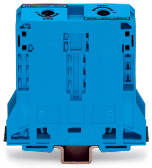 EngComp Wago 2 Pole - Cage Clamp Terminal - 25-95mm (Blue)