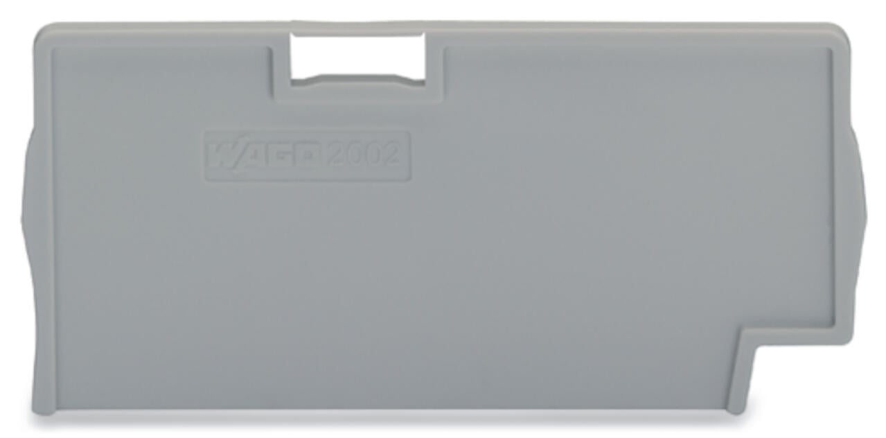 EngComp Wago Separator plate 2 mm thick oversized, gray
