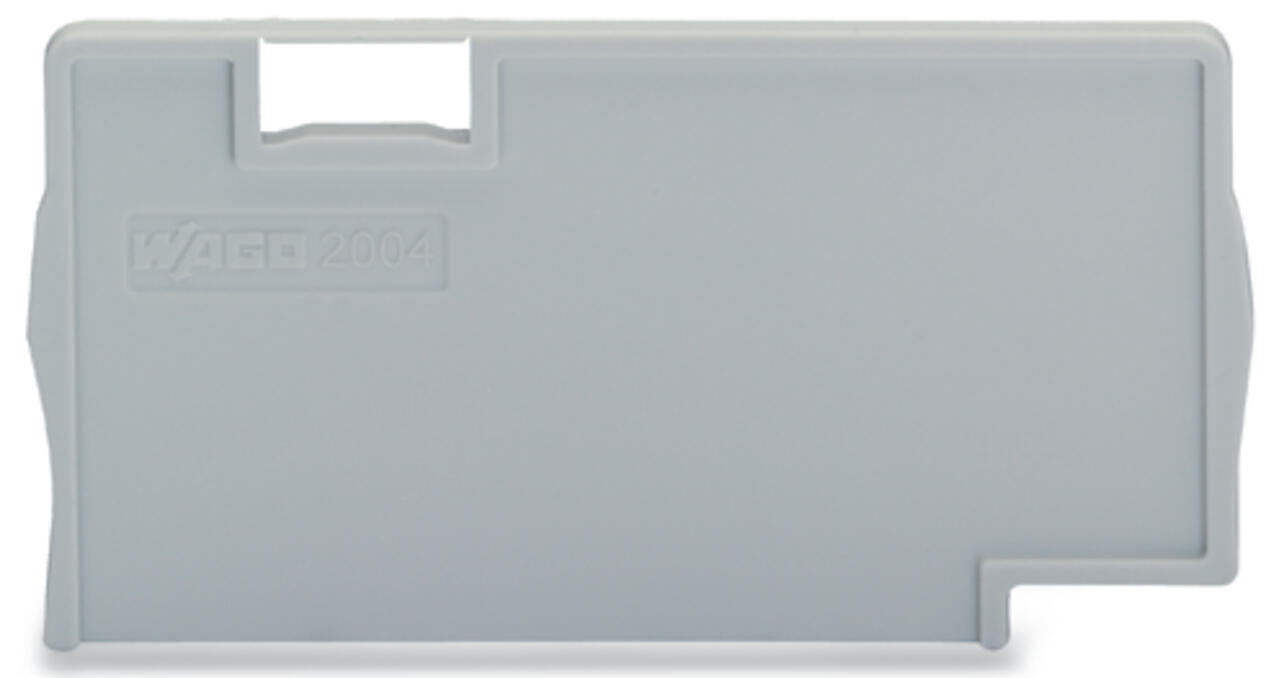 EngComp Wago Separator plate 2 mm thick oversized, gray