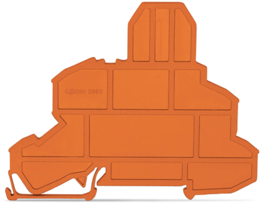 EngComp Wago End plate for double deck fuse terminal