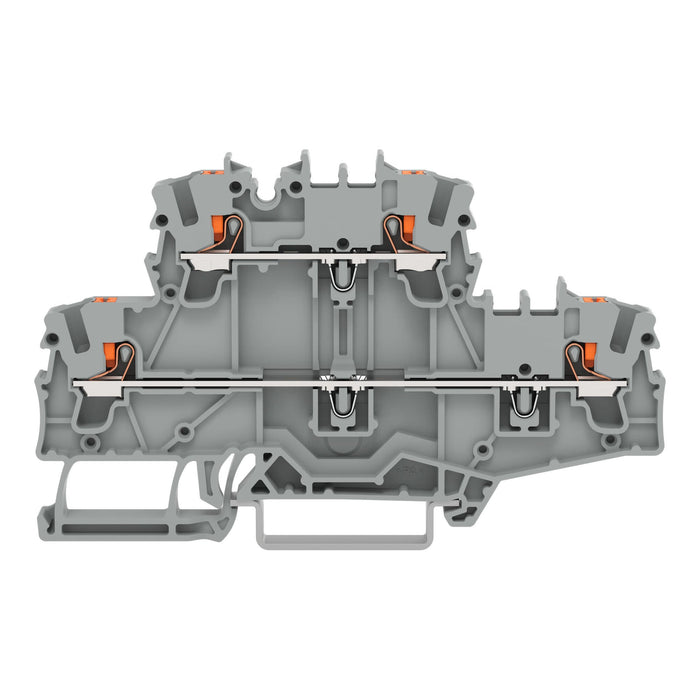 Engcomp  TOPJOB S with Push-Button 2,5mm width 5,2 4-conductor ground terminal block