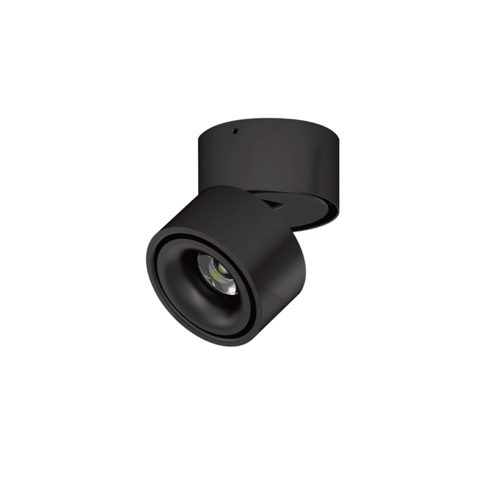 Glight Adjustable Surface-Mounted LED Spotlight 10W 3000-5700K Tri-Colour Dimmable Black - UNITRCK III