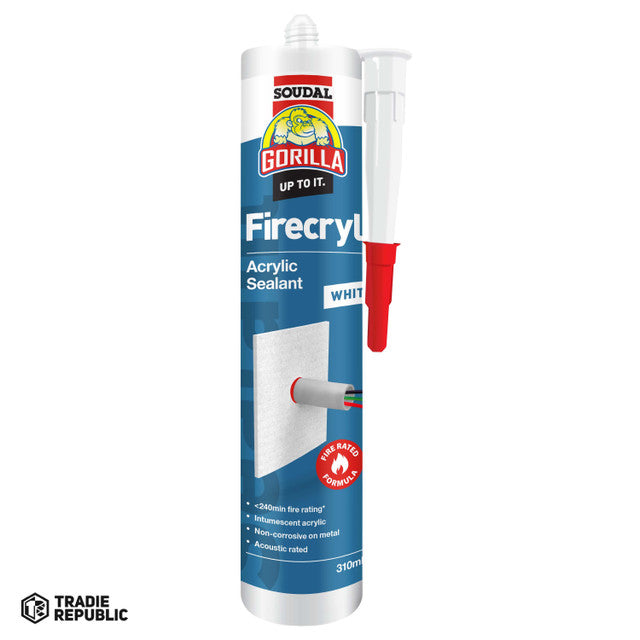 Holdfast Firecryl FR Firerated Sealant 310ml White — Scott Electrical