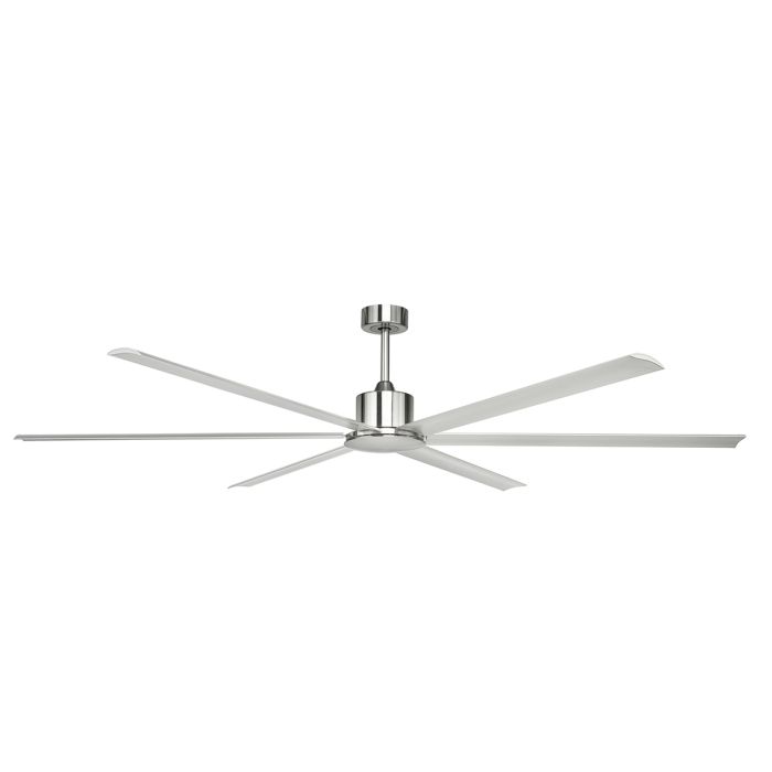 BRILLIANT HERCULES 84' INDUSTRIAL SIZED CEILING FAN-SATIN NICKEL