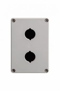 Ghisalba 22mm SHALLOW 2 Hole Enclosure 120x80x55mm IP65