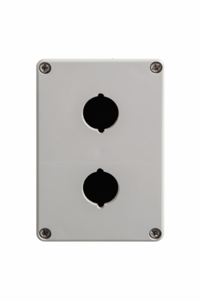 Ghisalba 22mm SHALLOW 2 Hole Enclosure 120x80x55mm IP65