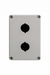 Ghisalba 22mm SHALLOW 2 Hole Enclosure 120x80x55mm IP65