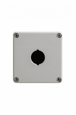 Ghisalba 22mm SHALLOW 1 Hole Enclosure 82x80x55mm IP65