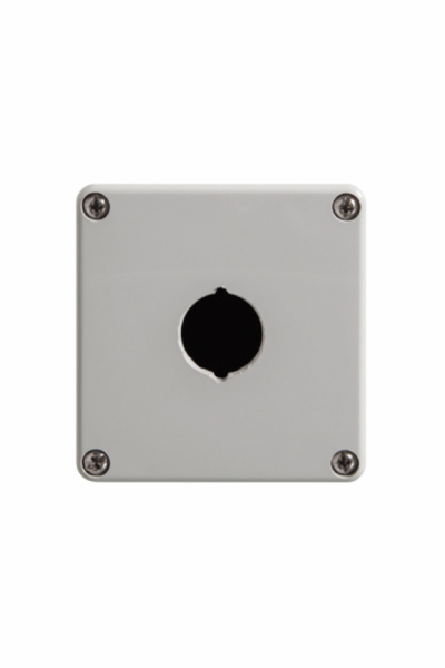 Ghisalba 22mm SHALLOW 1 Hole Enclosure 82x80x55mm IP65