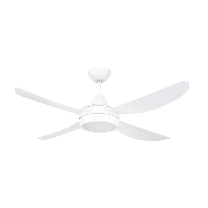 BRILLIANT VECTOR 52' ABS CEILING FAN WITH LED LIGHT-WHITE WITH WHITE B
