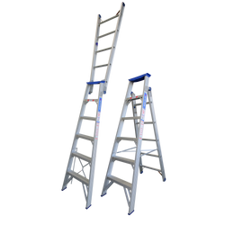 Indalex Ladder Dual Purpose Aluminium Pro Series 1.8-3.2m